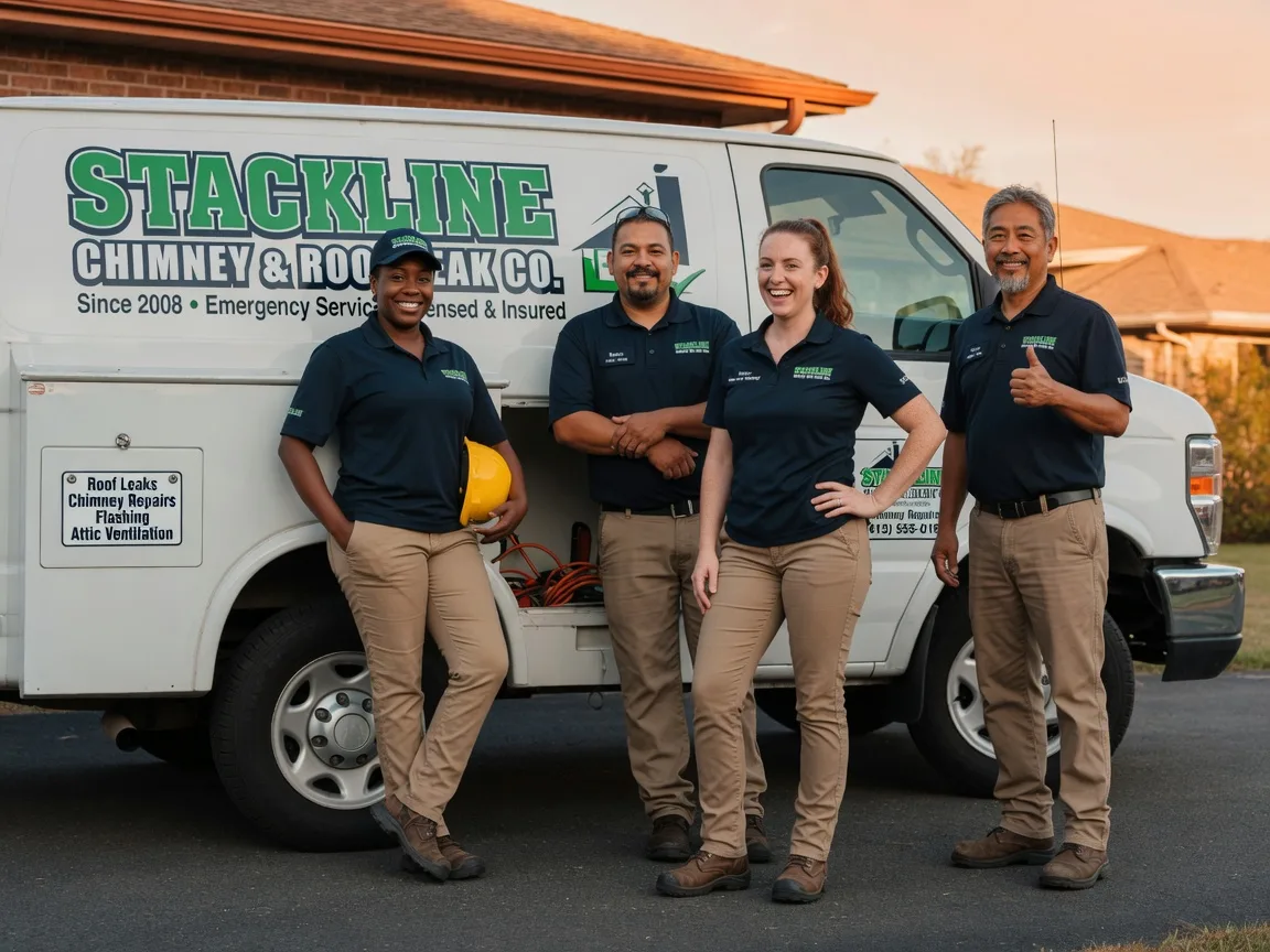 Chimney flashing repair company in Sarona, WI